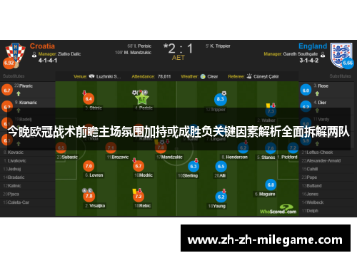 今晚欧冠战术前瞻主场氛围加持或成胜负关键因素解析全面拆解两队